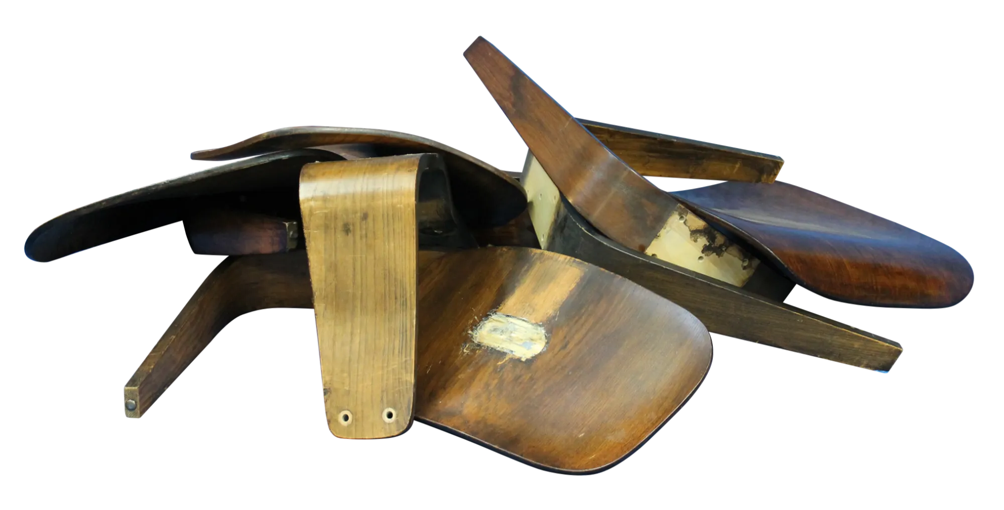 Eames lounge chair rosewood panels